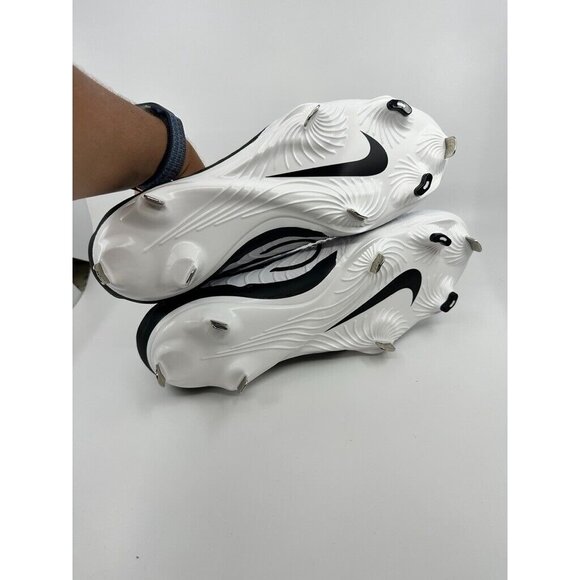 Nike Alpha Huarache NXT Baseball Cleats Metal White DJ6517-101 Men's Size 10 - Picture 6 of 6